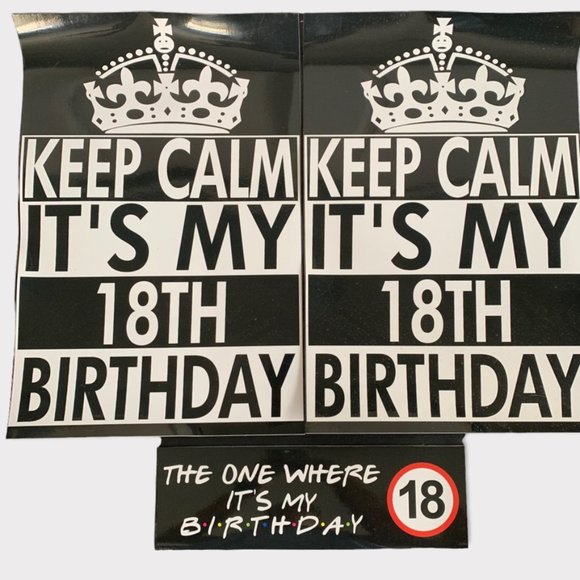 Other - Magnetic Birthday Signs For Car 18 18th